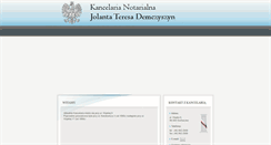 Desktop Screenshot of demczyszyn.pl
