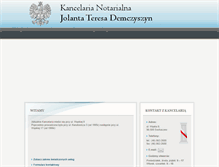 Tablet Screenshot of demczyszyn.pl